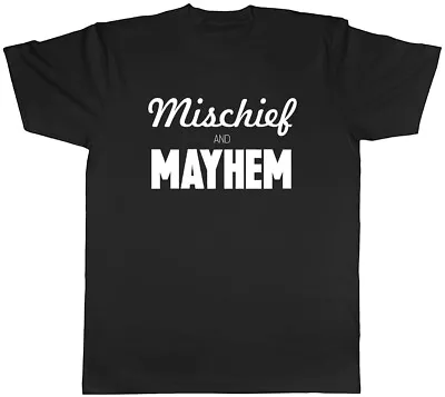 Buy Mischief And Mayhem Mens Unisex T-Shirt Tee • 8.99£