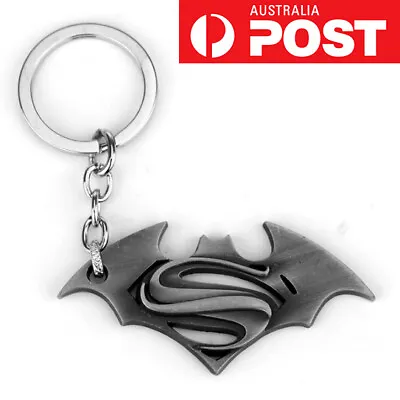 Buy Batman Superhero Keychain Keyring Movie Jewellery Metal Xmas Gift Men Unisex • 6.29£