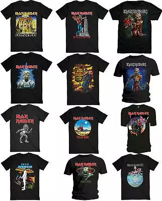 Buy Official Iron Maiden T Shirt Book Of Souls Tour Download World Slavery Mens • 15.95£