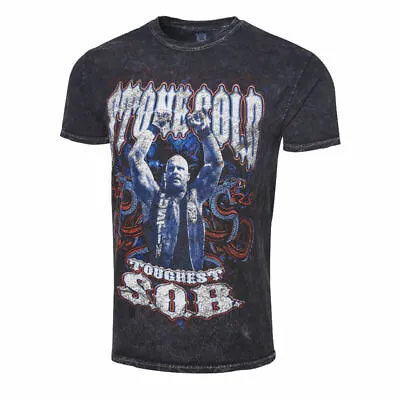 Buy Wwe Stone Cold Steve Austin “toughest Sob” Mineral Wash T-shirt All Sizes New • 24.99£