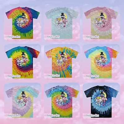 Buy Custom Made Sailor Moon Anime Tie Dye T Shirt Top Tee Tye Die Unisex Tshirt • 21.99£