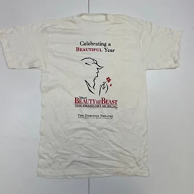 Buy Beauty And The Beast T-Shirt Large White Mens Cotton Dominion Theatre • 4.65£