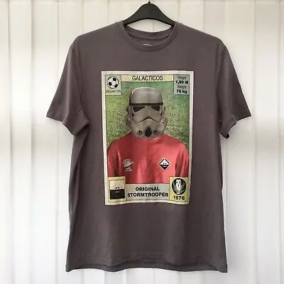 Buy Star Wars Original Stormtrooper London GALACTICOS Football T-shirt Large, Grey • 8.95£