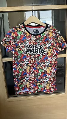 Buy Summer T Shirt Boys Super Mario Age 7-8years • 0.99£