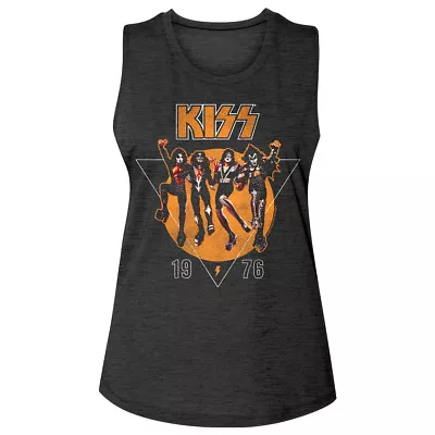 Buy Kiss Destroyer 76 Women's Tank Top Vintage Rock Band Shirt Concert Sleeveless • 25.10£