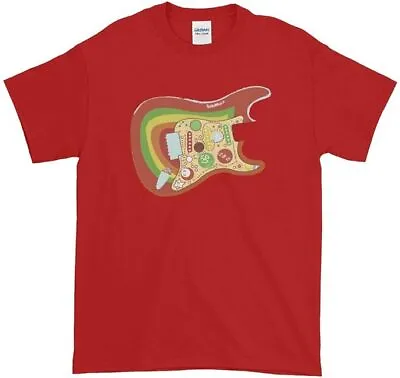 Buy Harrison Fender Guitar 1960s T-shirt Var Sizes S-5XL • 14.99£