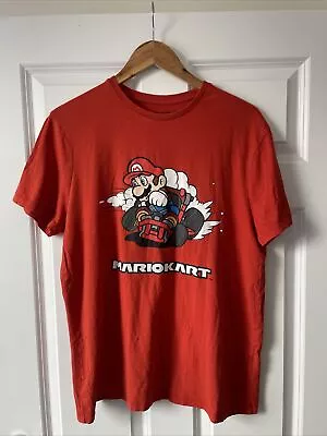 Buy Nintendo Mario Kart Official Men’s Red T-shirt Size Large • 4.99£