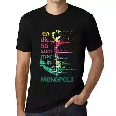 Buy Men's Graphic T-Shirt Endless Summer In Monopoli Eco-Friendly Limited Edition • 22.79£