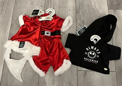 Buy Build A Bear Jack Skellington Nightmare Before Christmas Santa Outfit & Hoodie • 35£
