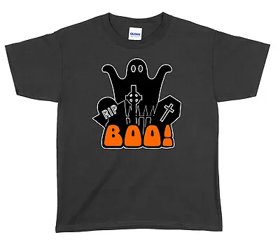 Buy Boo! RIP Halloween Boys Girls Unisex Funny T-Shirt • 9.99£