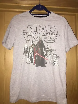 Buy 🌌Men’s Grey Star Wars The Force Awakens  T-shirt Size Medium. 🌌 • 6.99£