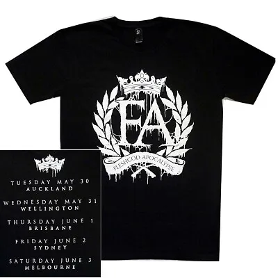 Buy Fleshgod Apocalypse Crest Logo Australian Tour Shirt S M L XL T-Shirt Tshirt New • 21.73£