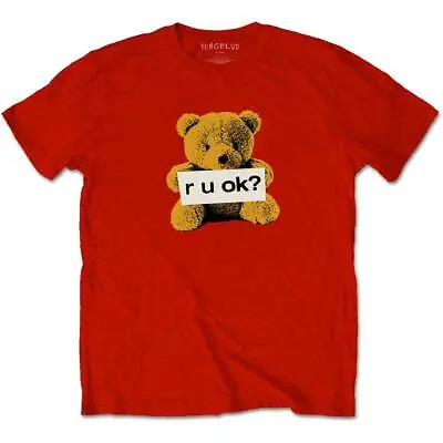 Buy YUNGBLUD  - Unisex T- Shirt -  R-U-OK?  -  Red Cotton  • 18.49£