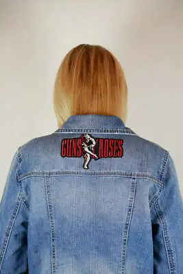 Buy Yes Yes London Denim  Guns N Roses  Denim Jacket - Size 12 • 34.34£