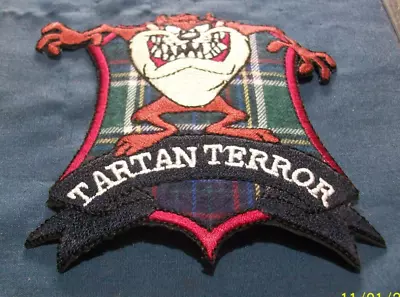 Buy Iron On Sew On Patch-Tasmanian Devil-taz-Looney Tunes-patch Tartan Terror. • 2.25£