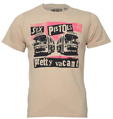 Buy Sex Pistols T Shirt Official Pretty Vacant New Sand • 14.88£