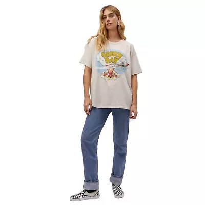 Buy Daydreamer X Free People Women’s Green Day Dookie Merch Graphic Tan Tee S $88.00 • 65.58£