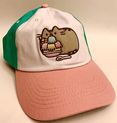 Buy Pusheen The Cat Cap Hat Embroidered Logo Buckle Closure One Size Ships FAST! • 12.24£