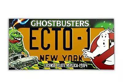 Buy Merch-Ghostbusters Ecto-1 Licence Plate Replica NEW • 26.11£