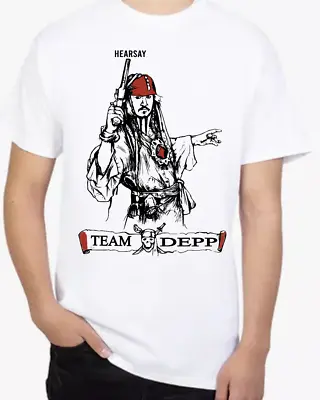 Buy Team Johnny Depp Hearsay Funny T-Shirt Justice Tee Shirt Top.. FREE P&P • 9.99£