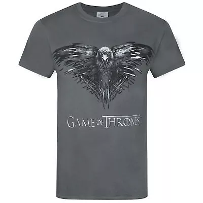 Buy Game Of Thrones Official Mens Three Eyed Raven T-Shirt NS5021 • 16.69£