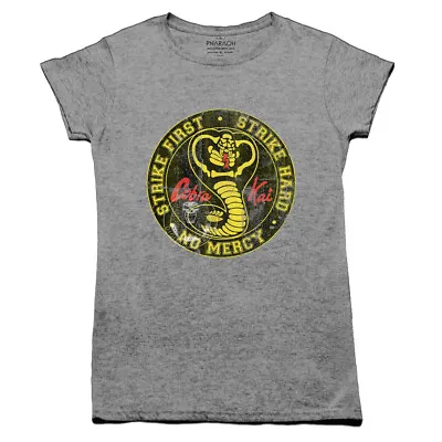 Buy Ladies Cobra Kai DOJO T Shirt Karate Kid Retro Vintage Eagle Fang Womens Movie • 18.99£