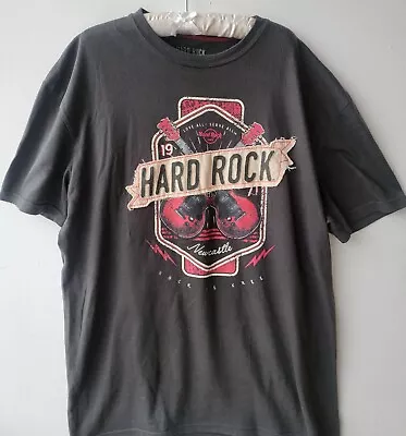 Buy Mens Cotton Hard Rock T Shirt - Size L - Worn Once • 4.95£