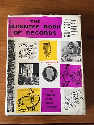 Buy Guinness Book Of Records 1961 - 4th Ed. 2nd Imp. HB With DJ - Fair To Good. • 4.99£