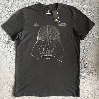 Buy Adidas Star Wars T-shirt Black Darth Vader Men’s Medium New With Tags • 14£