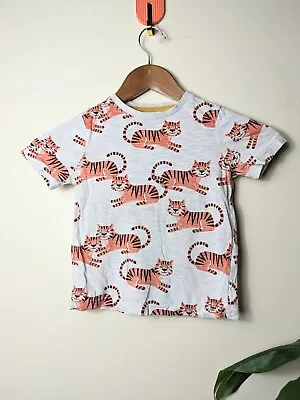 Buy Baby TU Grey Tiger Print T-shirt 12-18 Months • 3.80£