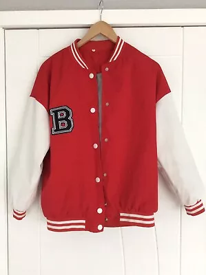 Buy Girls Red Lightweight Baseball Jacket - 12Y  • 5.50£