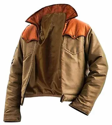 Buy Yellowstone Kevin Costner John Dutton Brown Cotton Jacket • 85.24£
