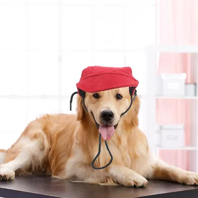 Buy Outdoor Clothing Trucker Hats Pet Dog Sun Hat Baseball Cap Peaked Cap • 8.15£
