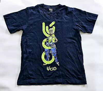 Buy Blizzard Overwatch DJ Lucio Shirt By Uniqlo Size Medium Blue  • 4.99£