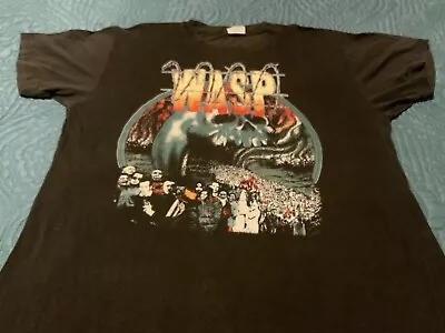 Buy Wasp Headless Children Vintage Official Tour T Shirt Size L • 80£