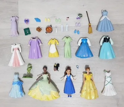 Buy PRINCESS & THE FROG Tiana BEAUTY & THE BEAST Rubber Clothes DISNEY FASHION Belle • 19.99£