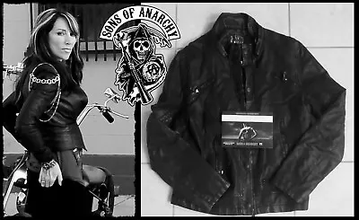 Buy SOA Sons Of Anarchy: Gemma Faux Leather Coat W/Studio COA • 710.42£