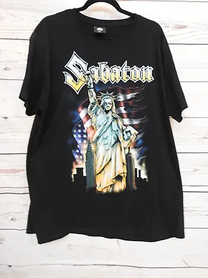 Buy Sabaton 2021 US Tour Tee Shirt Official Merch Size 4xl Euro Size FITS 3X US • 30.82£
