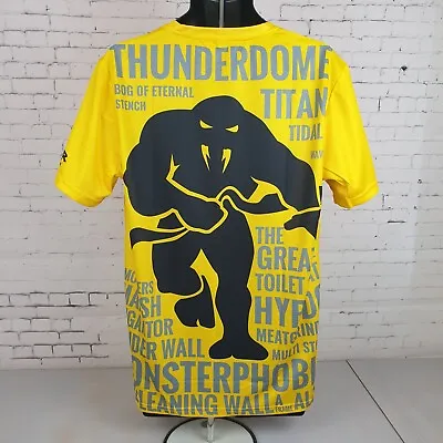 Buy Rare Men's T Shirt Size XL Monster Race Co.Uk  Thunderdome Titan Yellow Sports  • 9.99£
