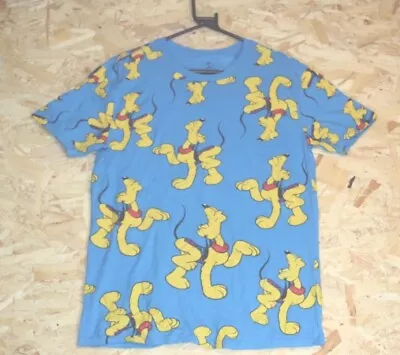 Buy Pluto T-Shirt Size M AOP Disney Dog Cartoon Rare Sensational Six Mickey Mouse • 25£