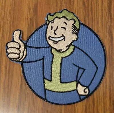 Buy Fallout Vault Boy Sew Or Iron On Patch,  Gamer Gaming Badge Clothes Applique B • 2.39£