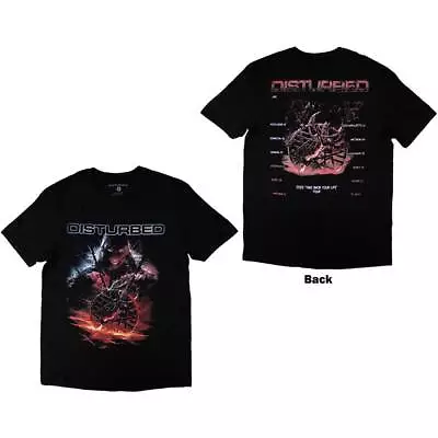 Buy Disturbed - Unisex - T-Shirts - Small - Short Sleeves - European Tour  - K500z • 16.63£