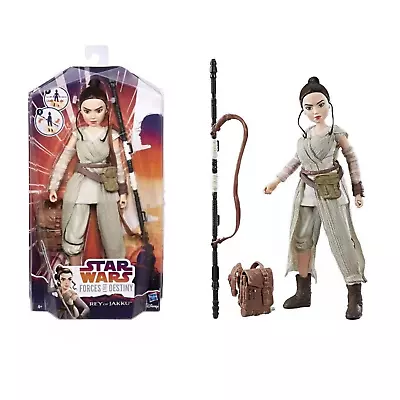 Buy Star Wars Forces Of Destiny Rey Of Jakku Adventure Toy Figure Set - Hasbro C1622 • 18.99£