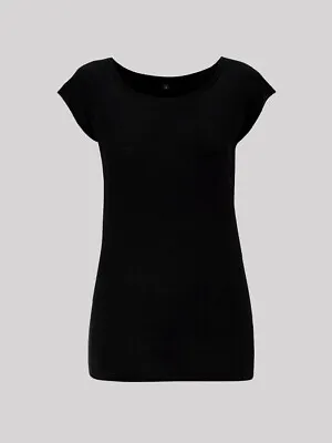 Buy Yoga Studio Raglan Bamboo Organic Cotton Everyday Women's Top T-Shirt • 25.95£