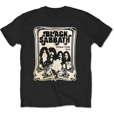 Buy Black Sabbath T-Shirt World Tour 1978 Ozzy Osbourne Official New • 14.95£