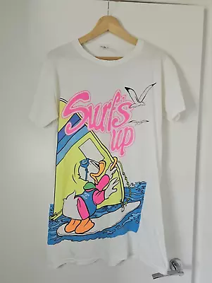 Buy Vintage Disney Donald Duck T-Shirt Dress Size XXXL Retro • 14.99£