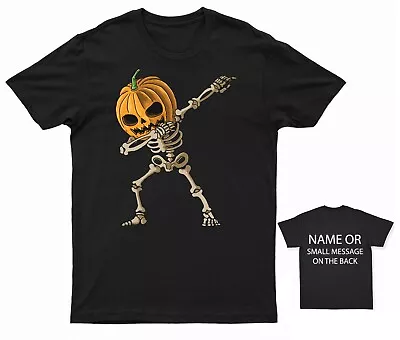 Buy Dabbing Skeleton T-Shirt Funny Halloween Personalised • 13.95£
