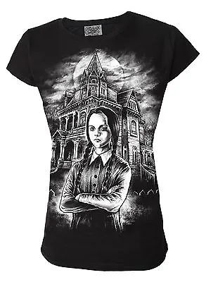 Buy Wednesday Genuine Darkside Alternative Adams Family Womens T Shirt • 14.99£