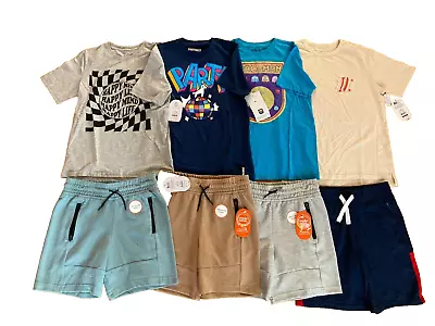 Buy New BIG LOT Of 8 Pcs BOY 10-12  Summer Clothes Outfits Shorts T-shirts • 52.82£