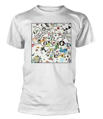 Buy Led Zeppelin III Album White T-Shirt - OFFICIAL • 17.69£